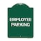 Signmission Designer Series Employee Parking, Green & White Heavy-Gauge Aluminum Sign, 24" x 18", GW-1824-9978 A-DES-GW-1824-9978 - alternate 1